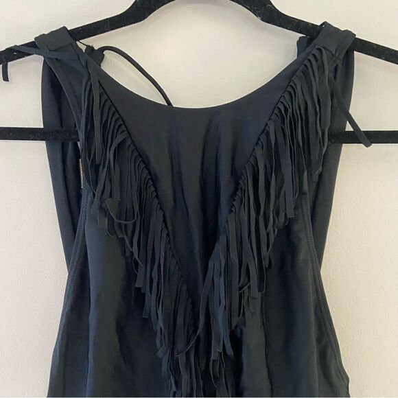 Cleobella fringe black one piece - Picture 7 of 8